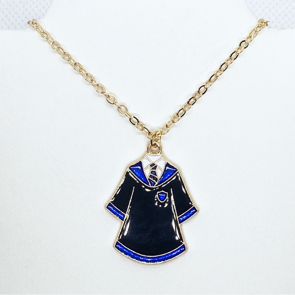 Necklace Harry Potter Ravenclaw Hogwarts House Robes Wizard Witchy Jewelry